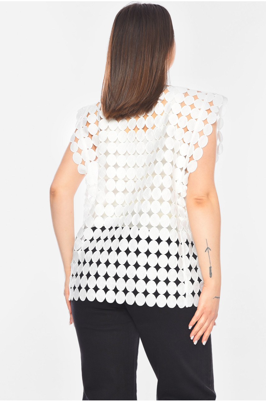 Майка женская + накидка белого цвета 198087