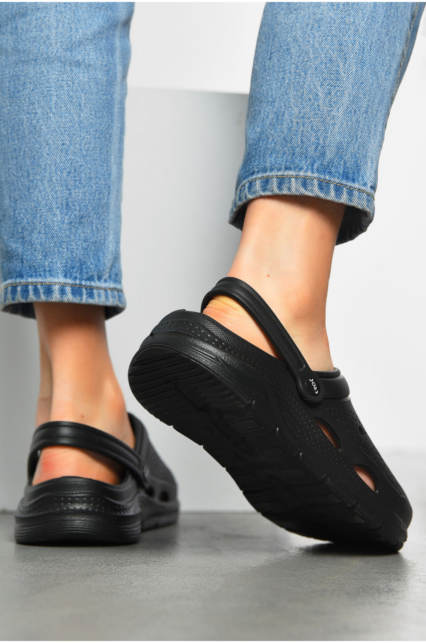 Крокси жіночі чорного кольору с102 198094