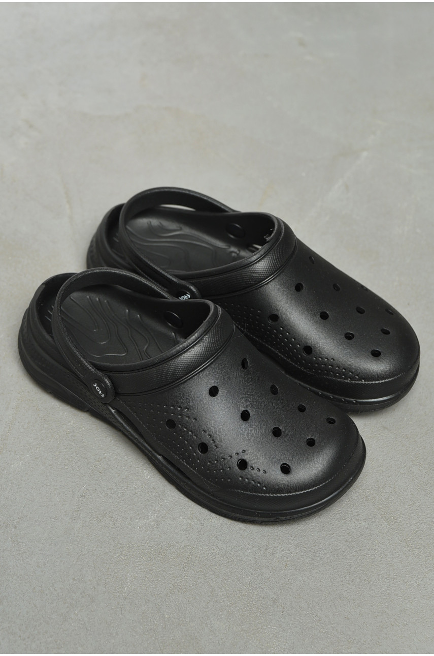 Крокси жіночі чорного кольору с102 198094