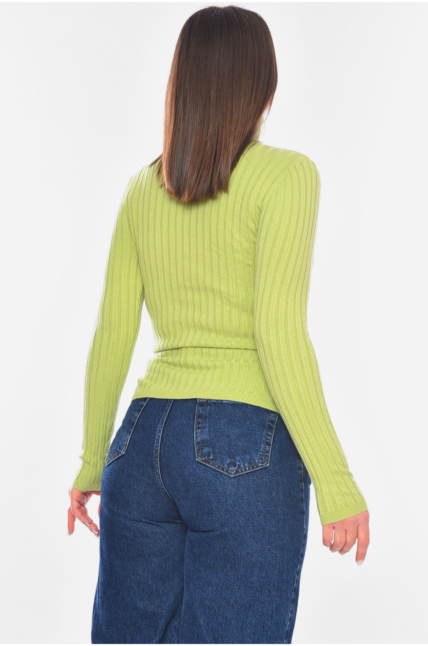 Гольф женский салатового цвета 198101