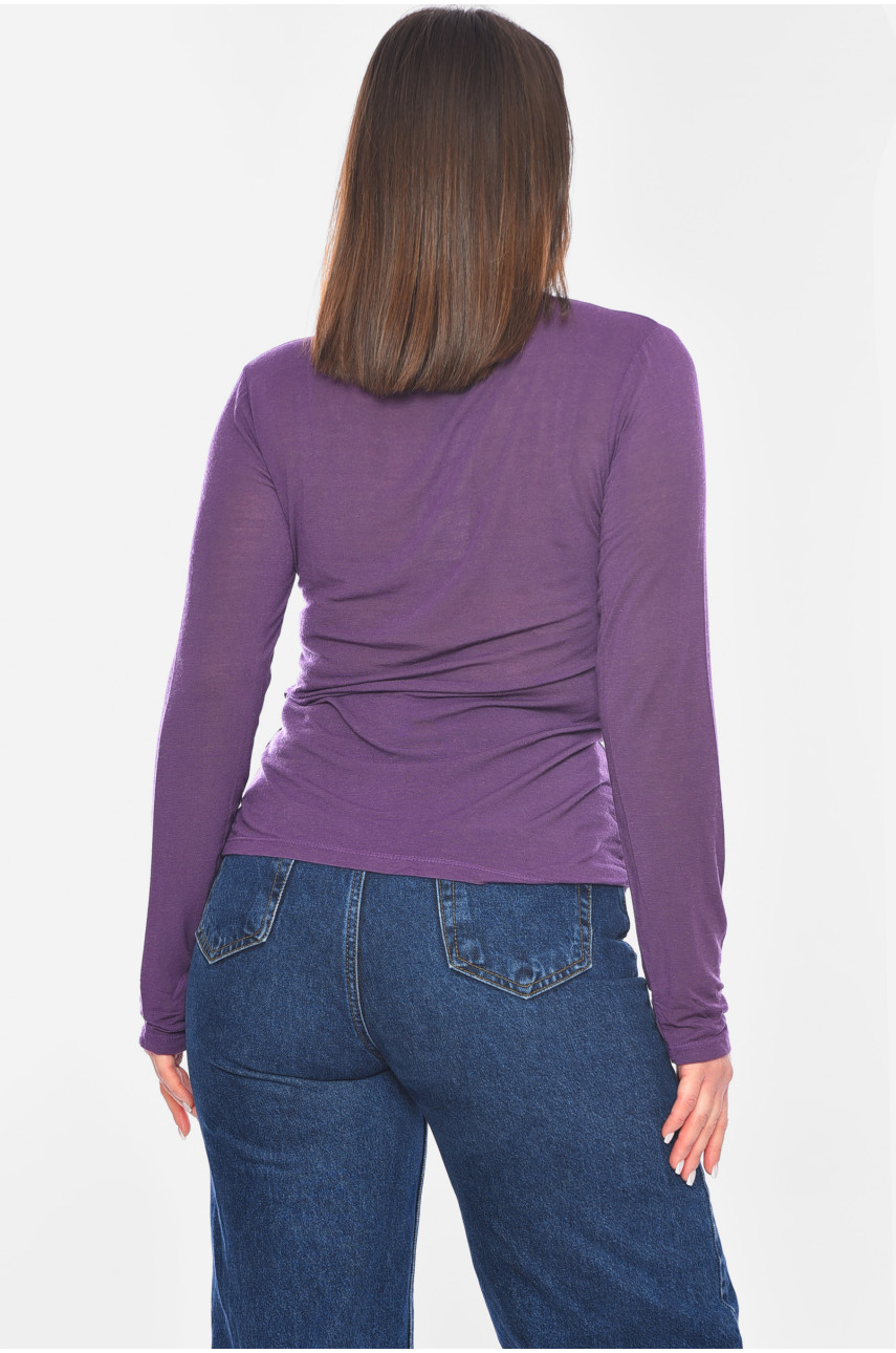 Гольф женский фиолетового цвета 198113 Гольф женский фиолетового цвета 198113