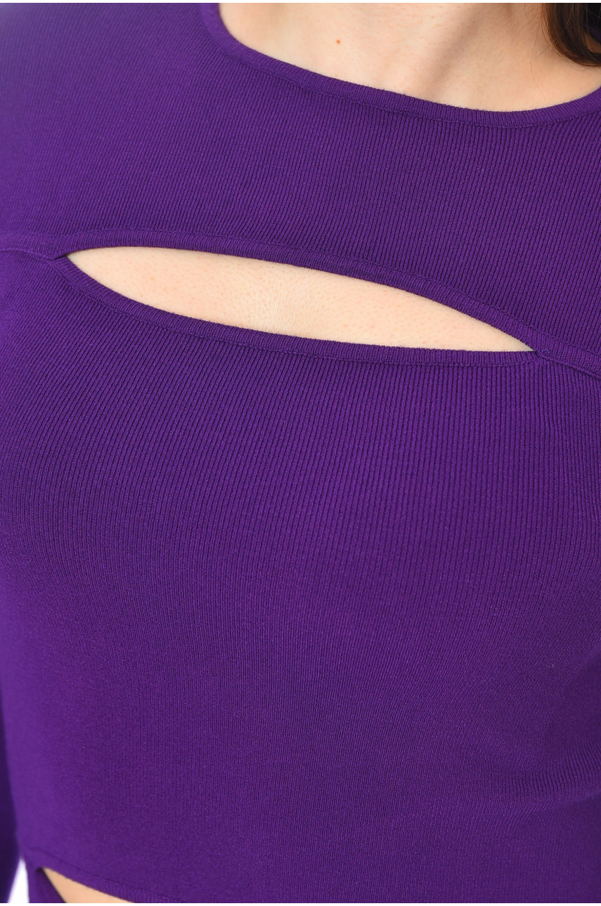 Кофта жіноча фіолетового кольору 198115
