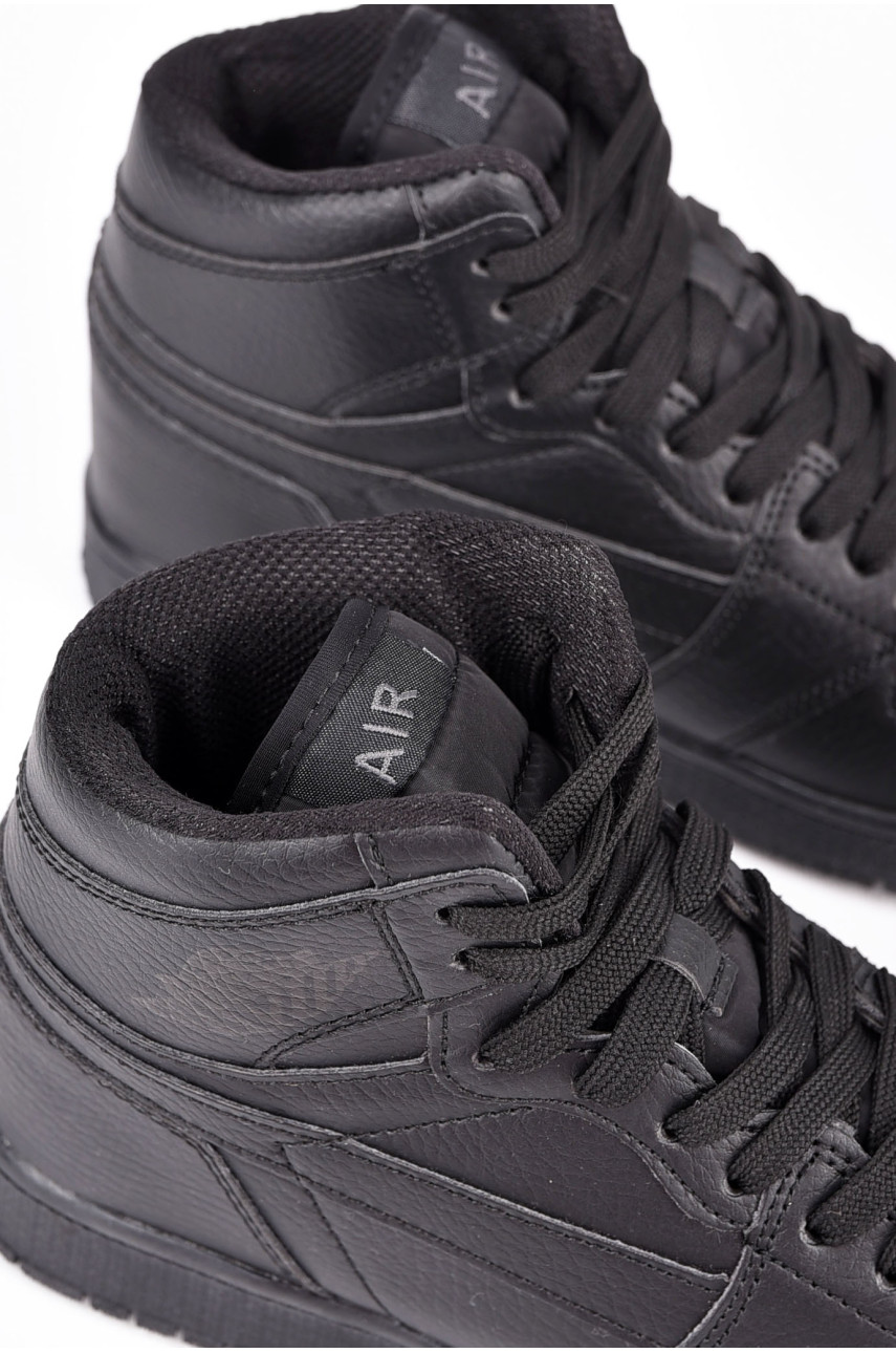 Кроссовки подросток для мальчика черного цвета 8935в2 198138