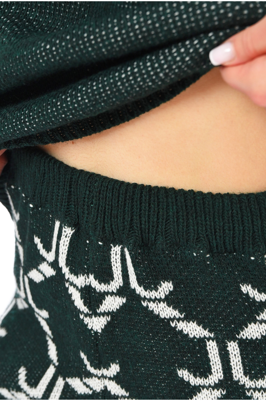 Костюм женский зеленого цвета 198194 Костюм женский зеленого цвета 198194