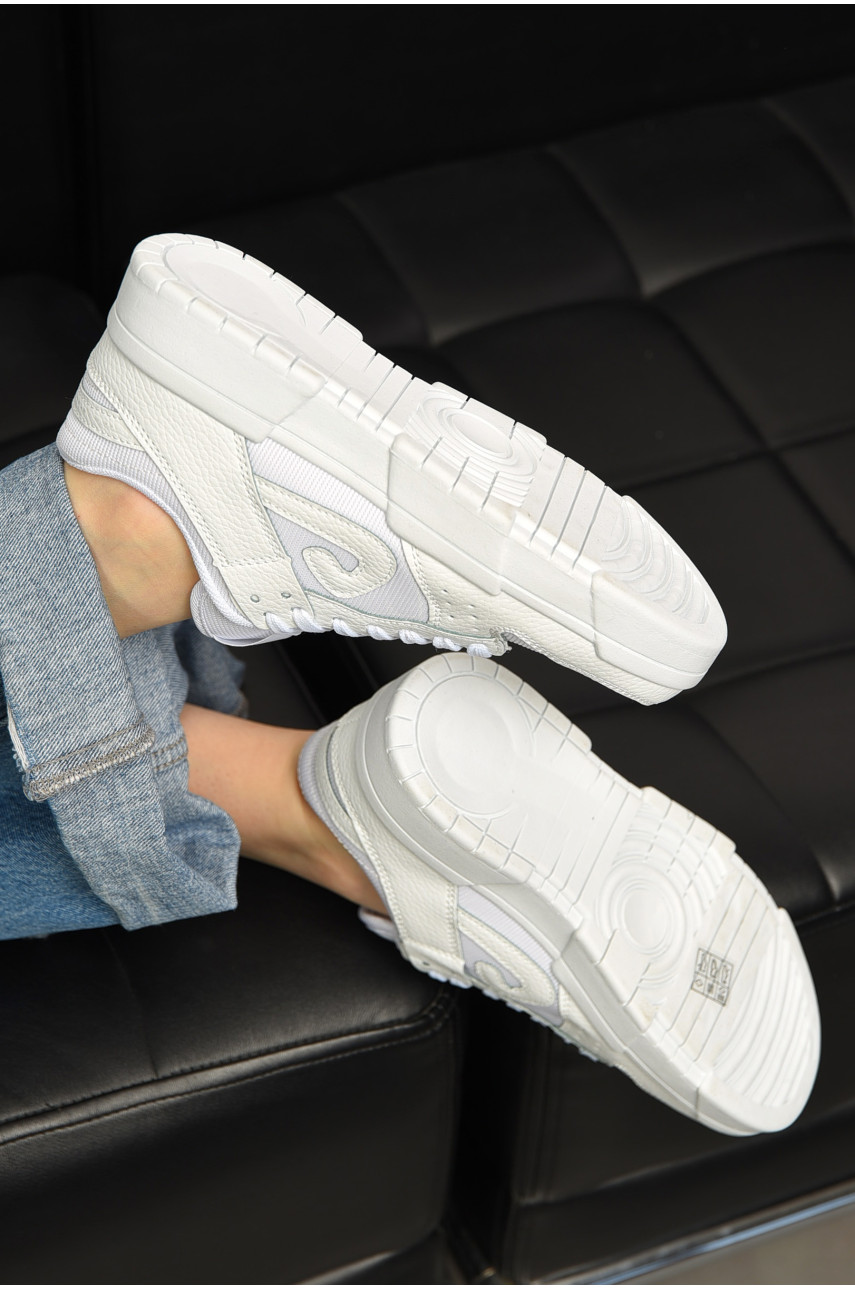 Кросівки жіночі білого кольору на шнурівці 5010-3 198200