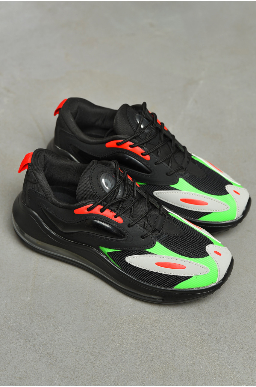 Кросівки жіночі чорного кольору на шнурівці 1371-102 198294 Кросівки жіночі чорного кольору на шнурівці 1371-102 198294