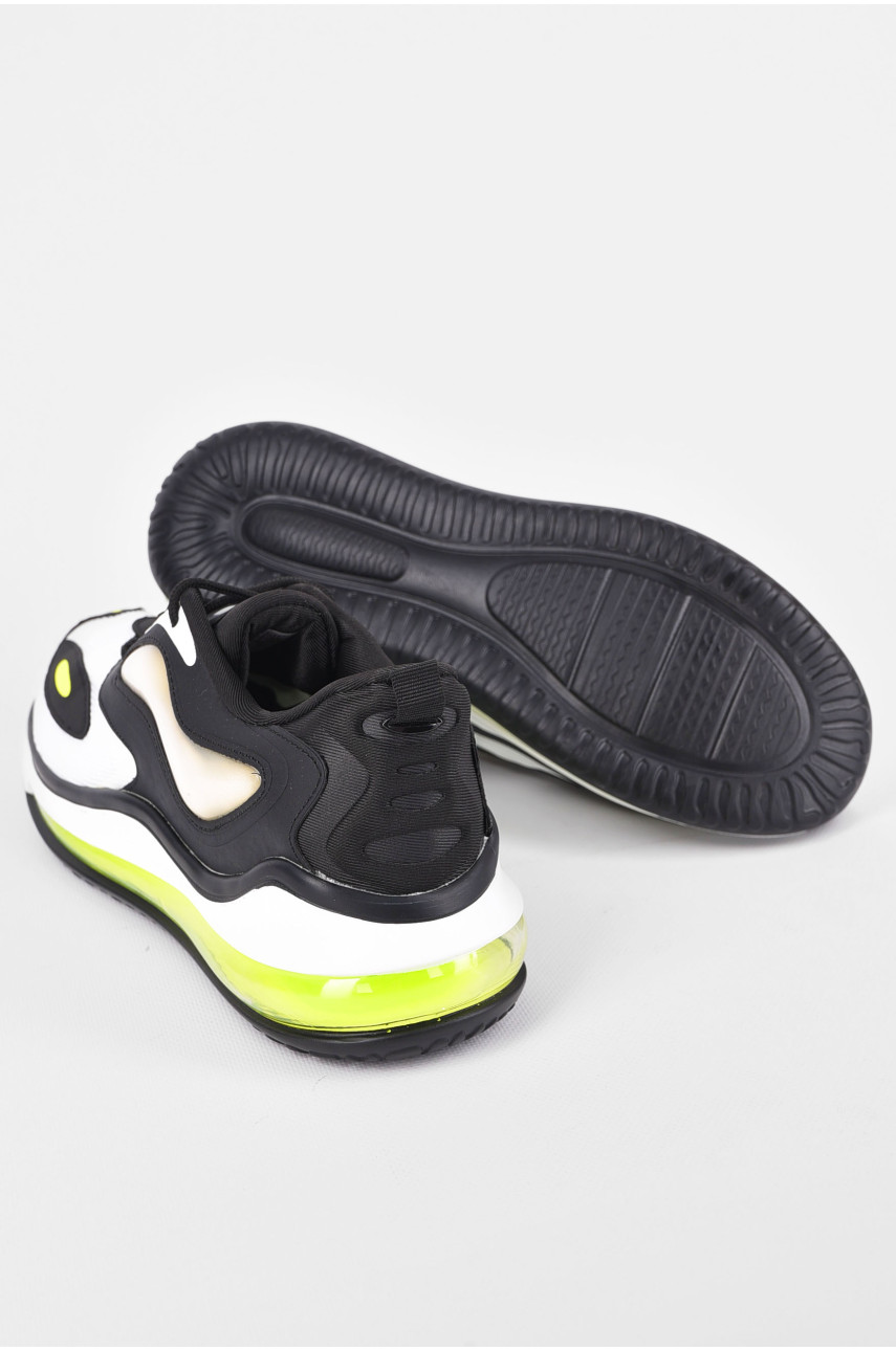 Кросівки чоловічі білого кольору на шнурівці 1371-107 198298 Кросівки чоловічі білого кольору на шнурівці 1371-107 198298