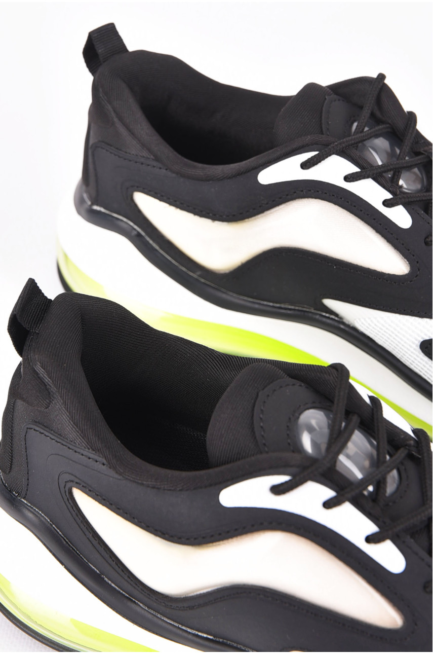 Кросівки чоловічі білого кольору на шнурівці 1371-107 198298 Кросівки чоловічі білого кольору на шнурівці 1371-107 198298