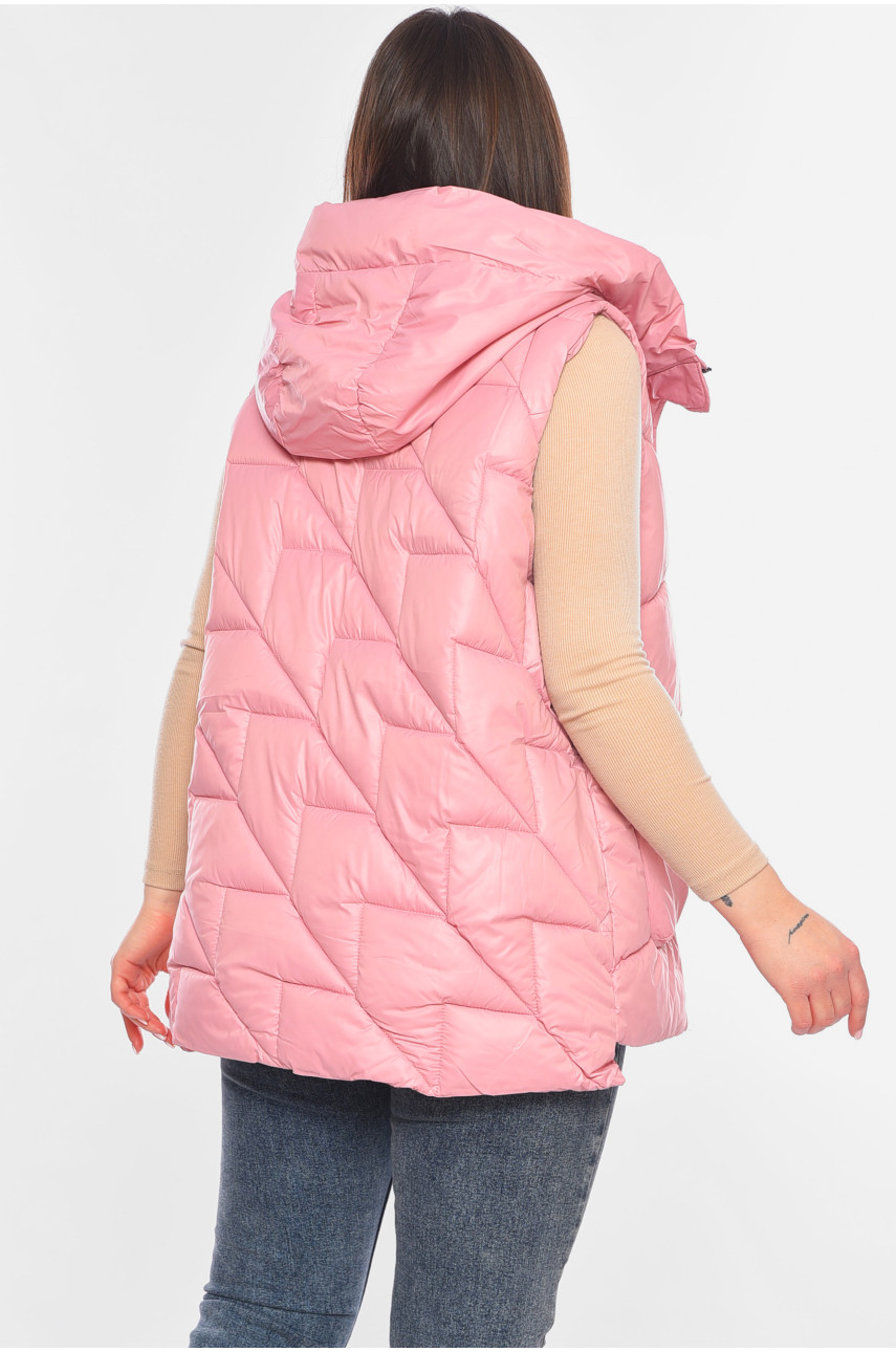 Жилетка женская розового цвета 206 198300