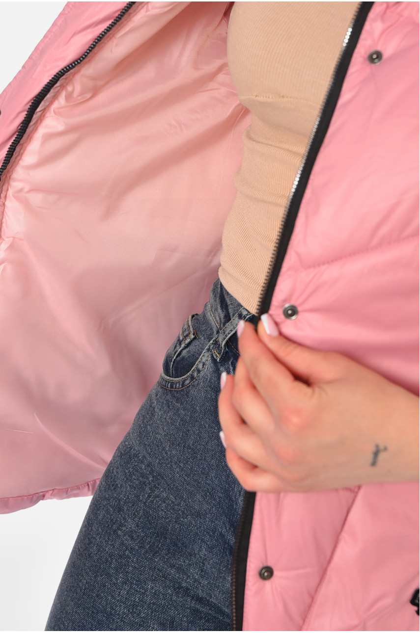 Жилетка женская розового цвета 206 198300
