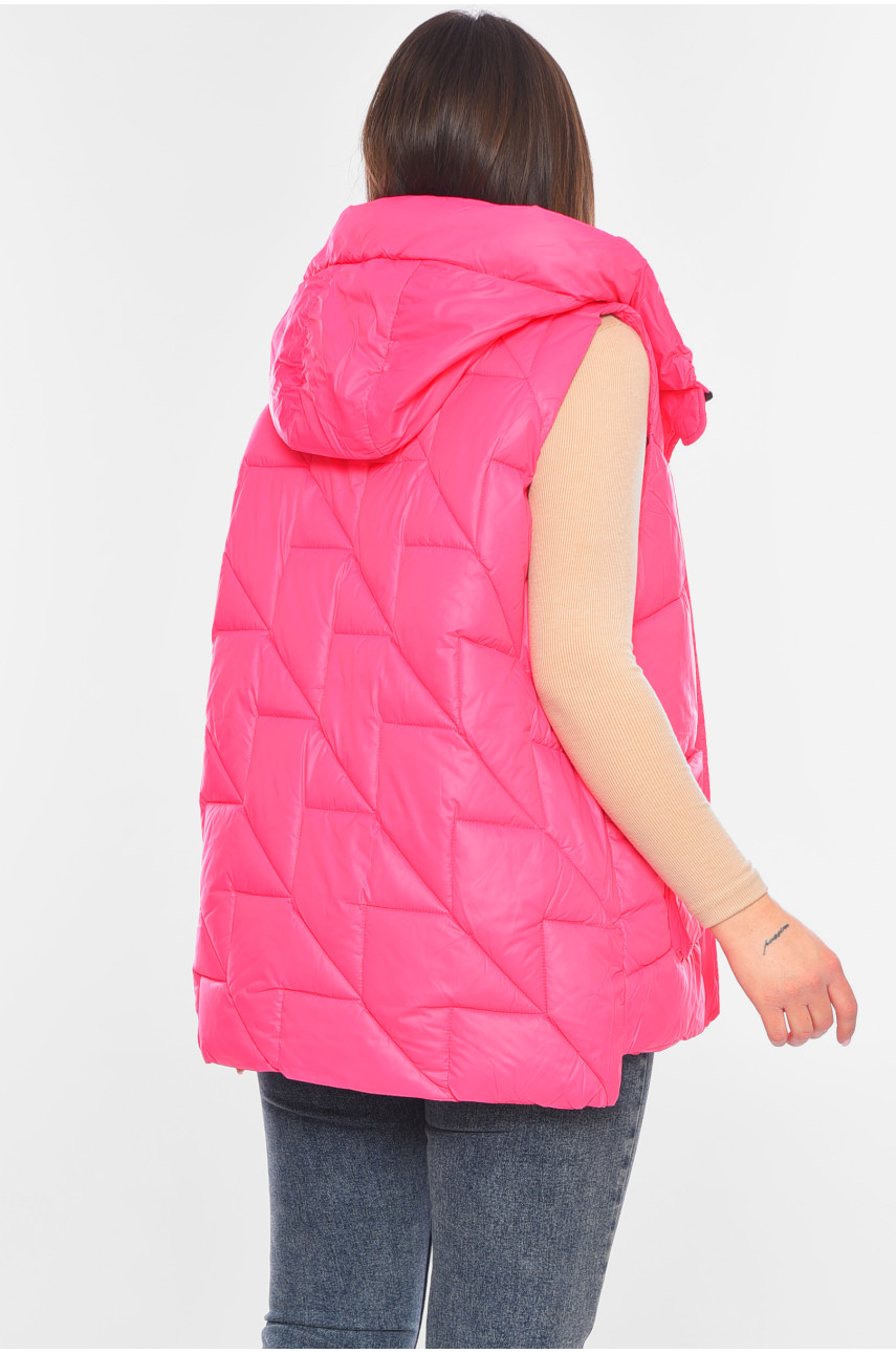 Жилетка женская малинового цвета 206 198301