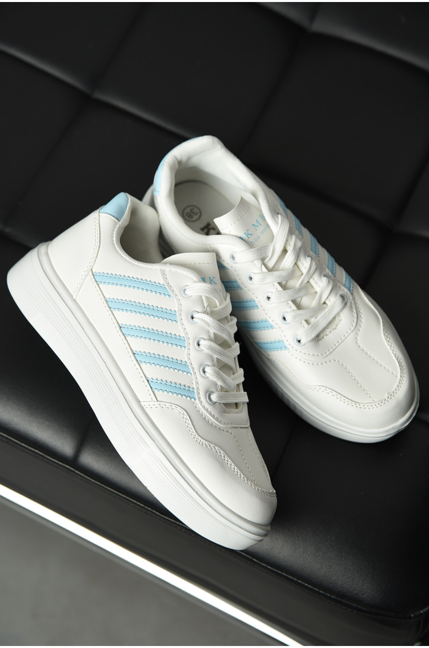 Кросівки жіночі білого кольору на шнурівці в701-8 198317 Кросівки жіночі білого кольору на шнурівці в701-8 198317