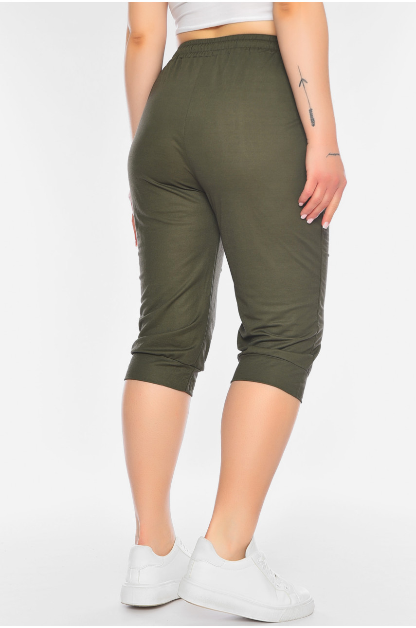 Бриджи женские батальные цвета хаки 780-2 198319