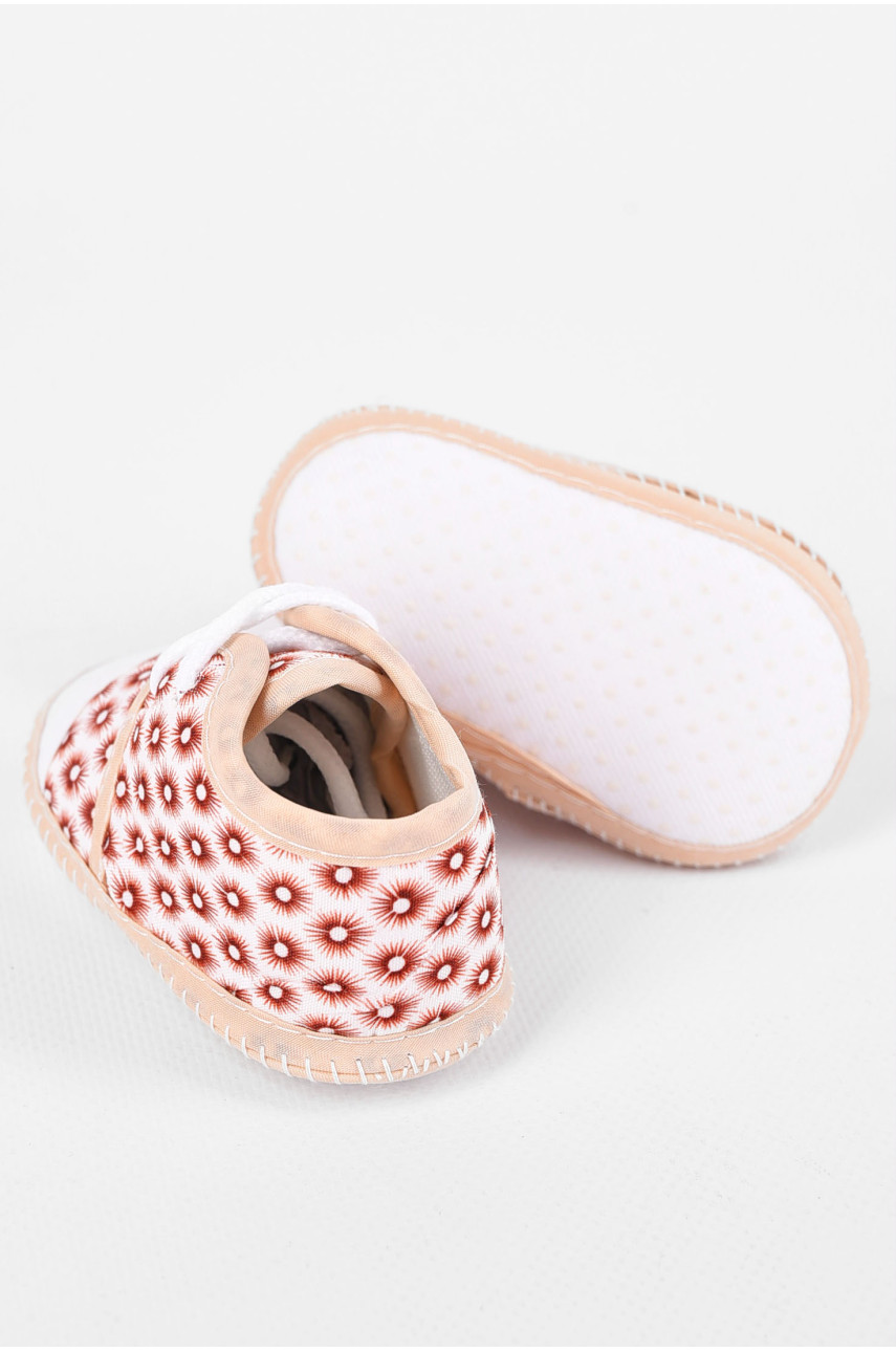 Пінетки дитячі бежевого кольору 198334