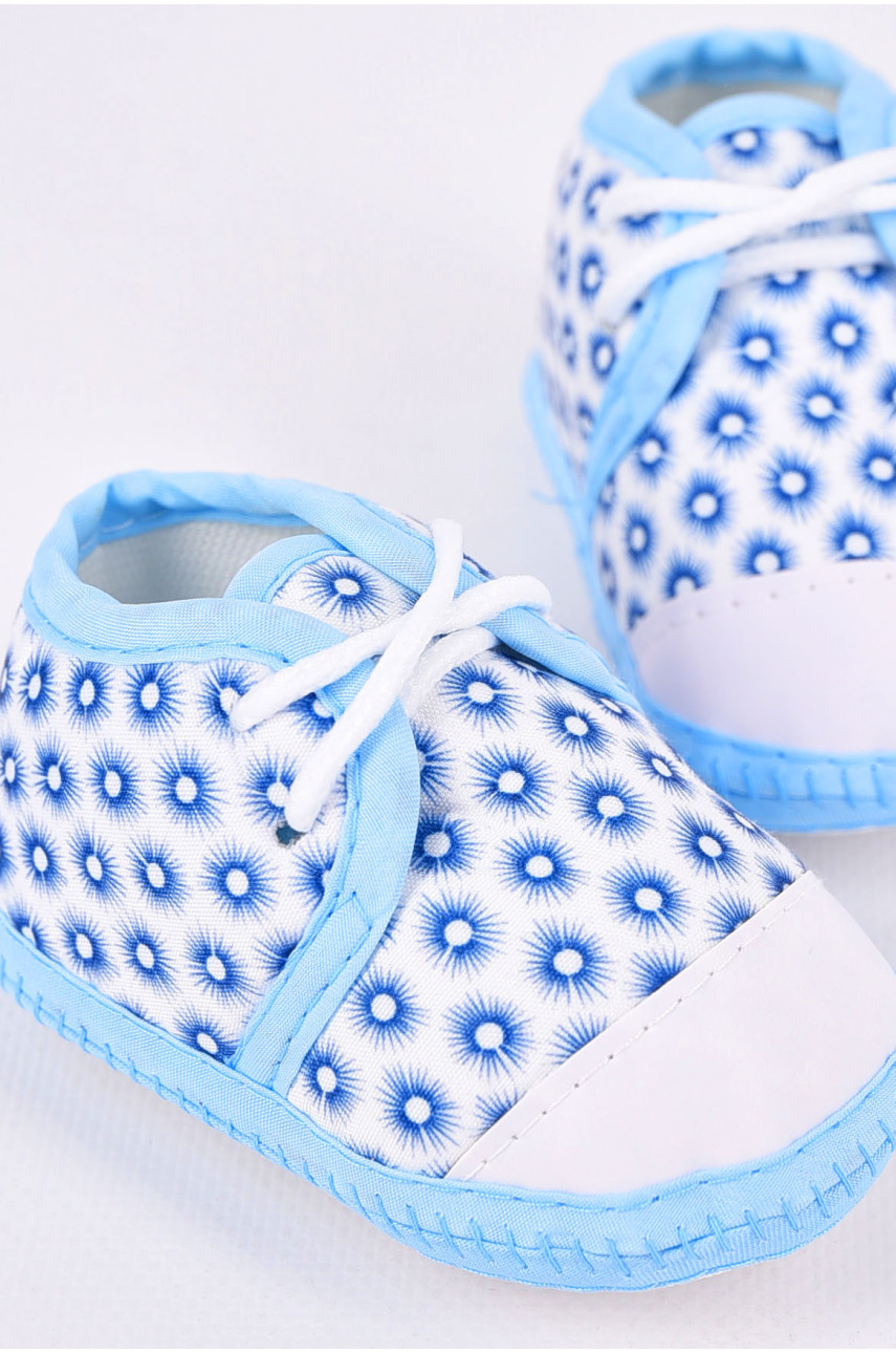 Пинетки детские голубого цвета 198338