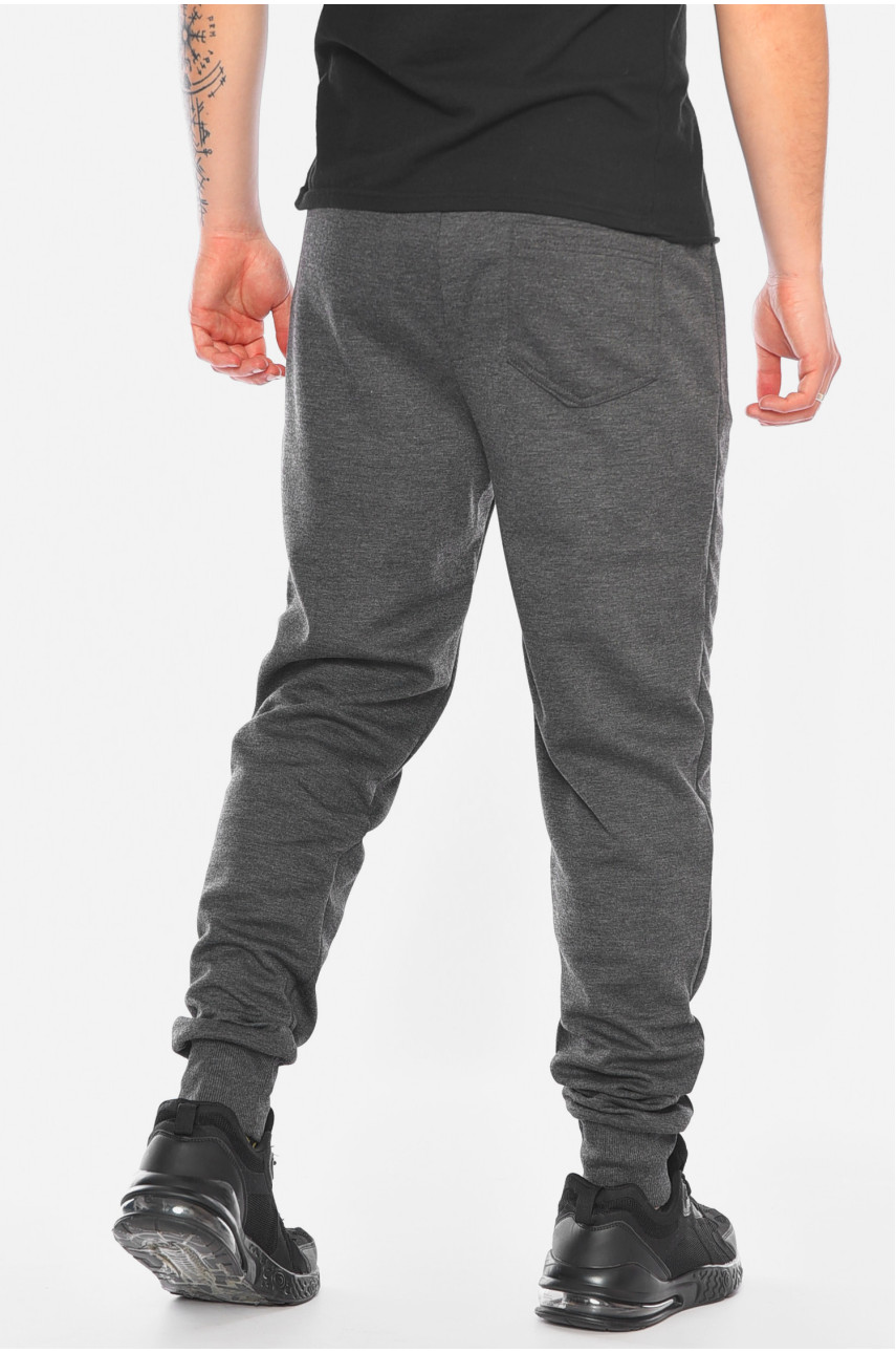 Спортивні штани чоловічі сірого кольору 1402-1 198345