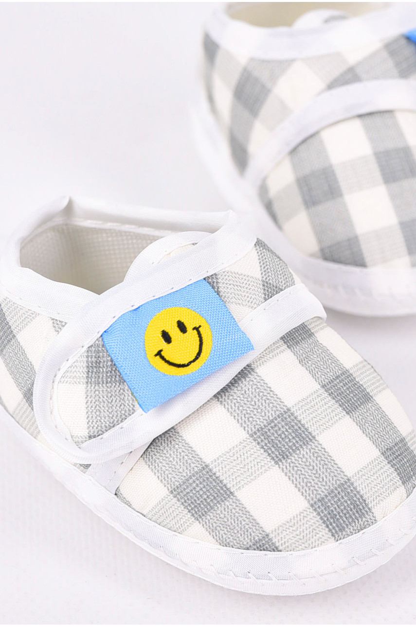 Пінетки дитячі сірого кольору 198352