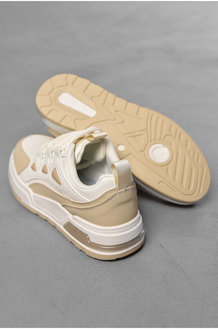 Кросівки чоловічі білого кольору на шнурівці нк106-1 198374 Кросівки чоловічі білого кольору на шнурівці нк106-1 198374