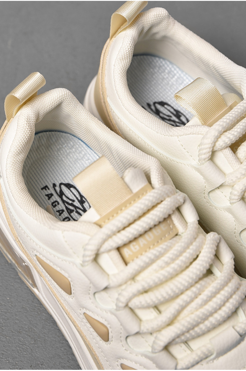 Кросівки чоловічі білого кольору на шнурівці нк106-1 198374 Кросівки чоловічі білого кольору на шнурівці нк106-1 198374