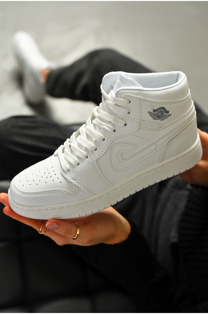 Кросівки жіночі білого кольору на шнурівці в2173-2 198385 Кросівки жіночі білого кольору на шнурівці в2173-2 198385