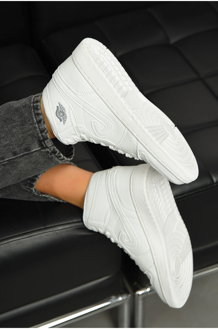 Кросівки жіночі білого кольору на шнурівці в2173-2 198385 Кросівки жіночі білого кольору на шнурівці в2173-2 198385