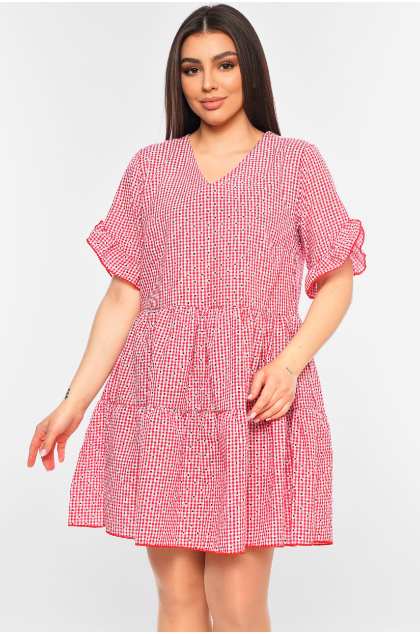 Платье женское красного цвета 544 198404
