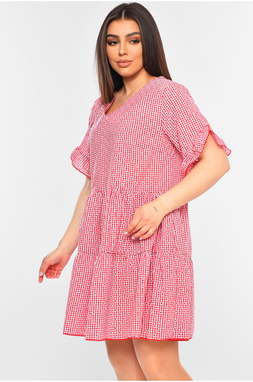 Платье женское красного цвета 544 198404