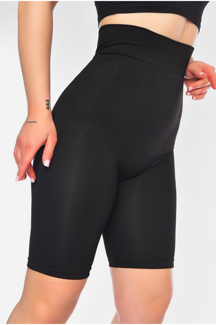 Велосипедки женские push-up черного цвета А764 198426