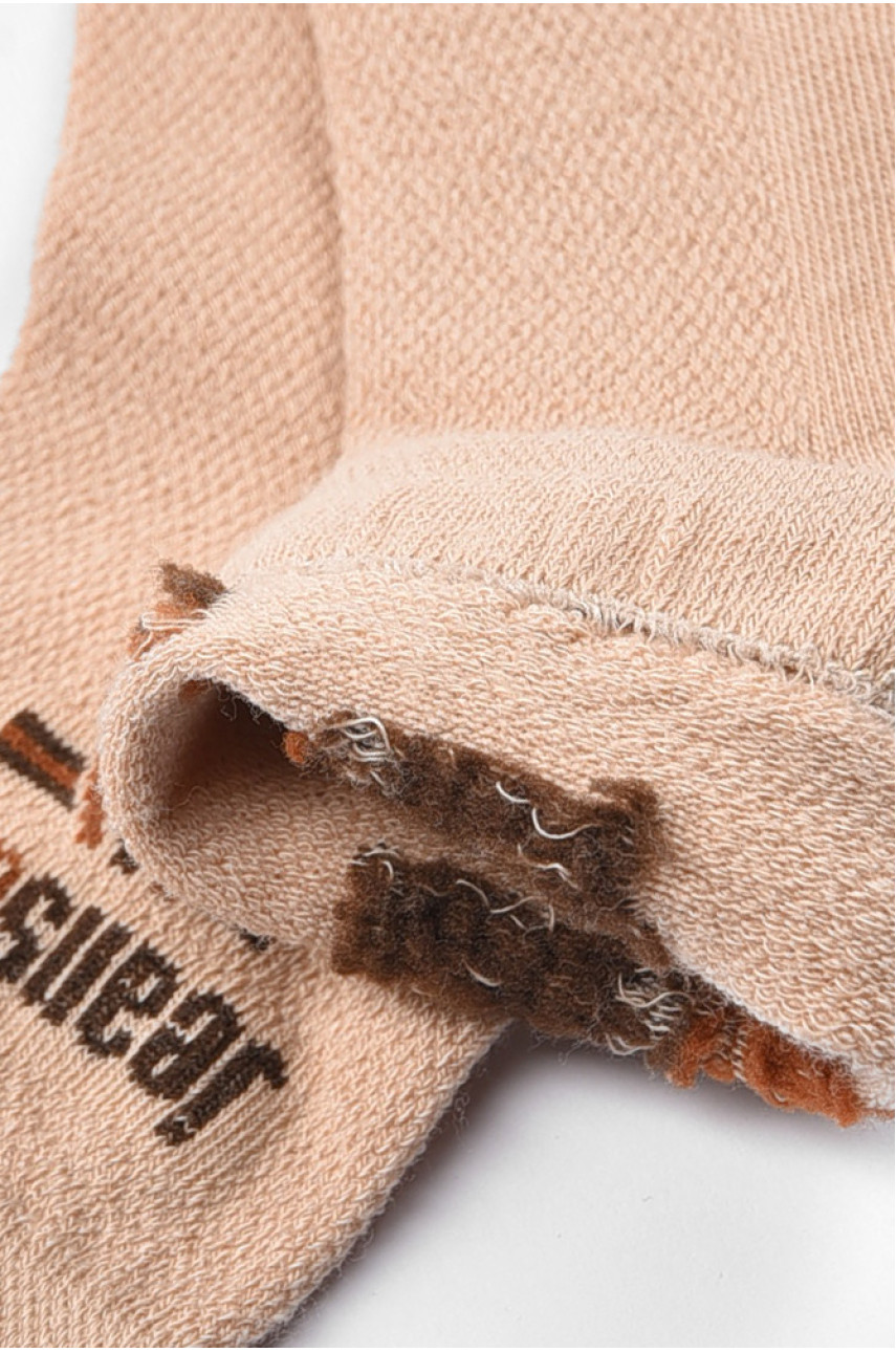 Шкарпетки дитячі демісезонні бежевого кольору 198432 Шкарпетки дитячі демісезонні бежевого кольору 198432