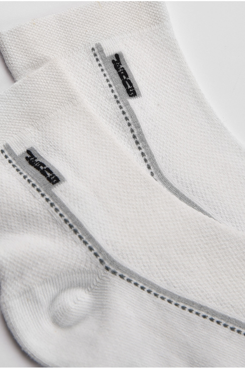 Шкарпетки дитячі демісезонні білого кольору 198441 Шкарпетки дитячі демісезонні білого кольору 198441