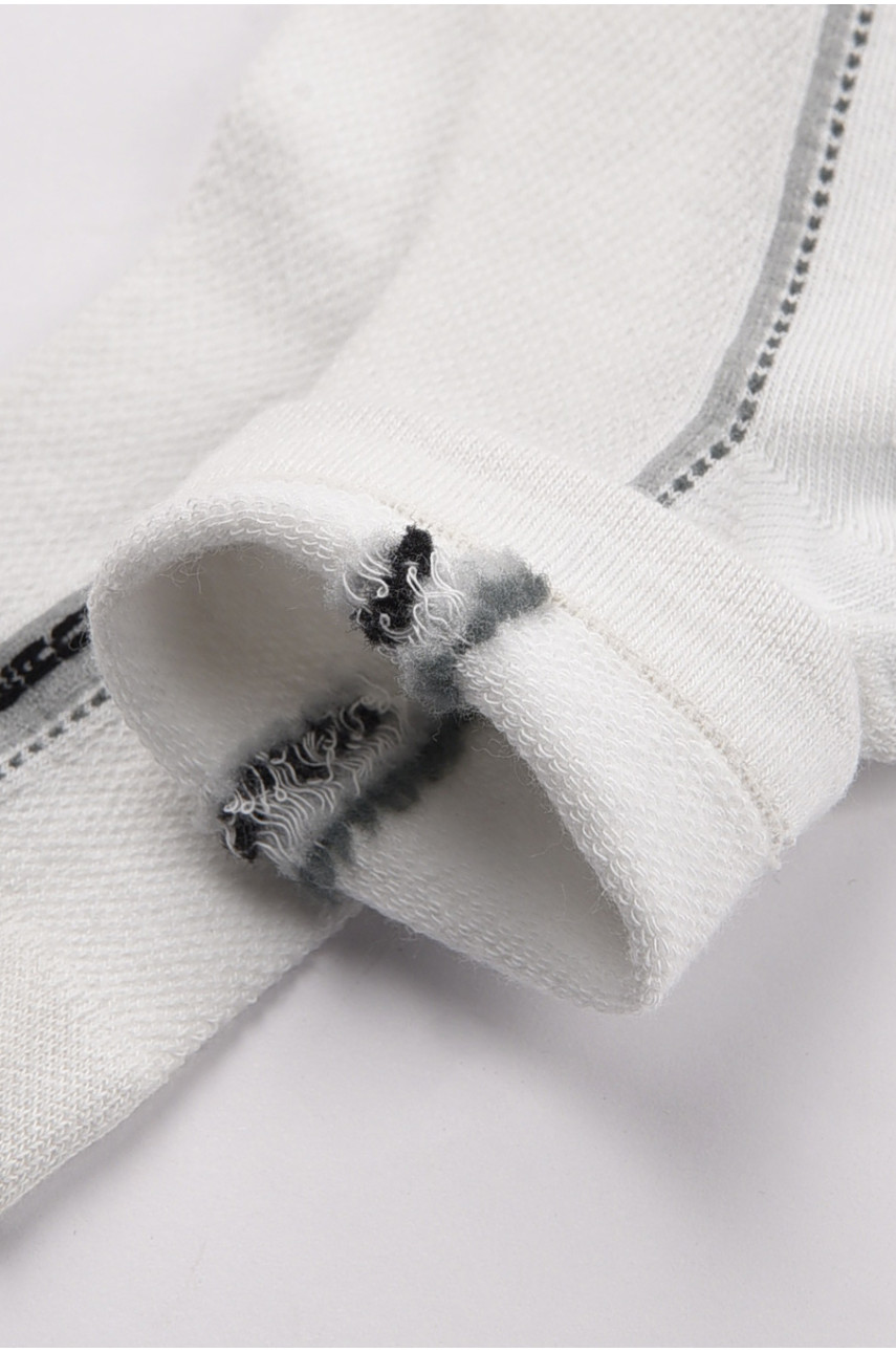 Шкарпетки дитячі демісезонні білого кольору 198441 Шкарпетки дитячі демісезонні білого кольору 198441