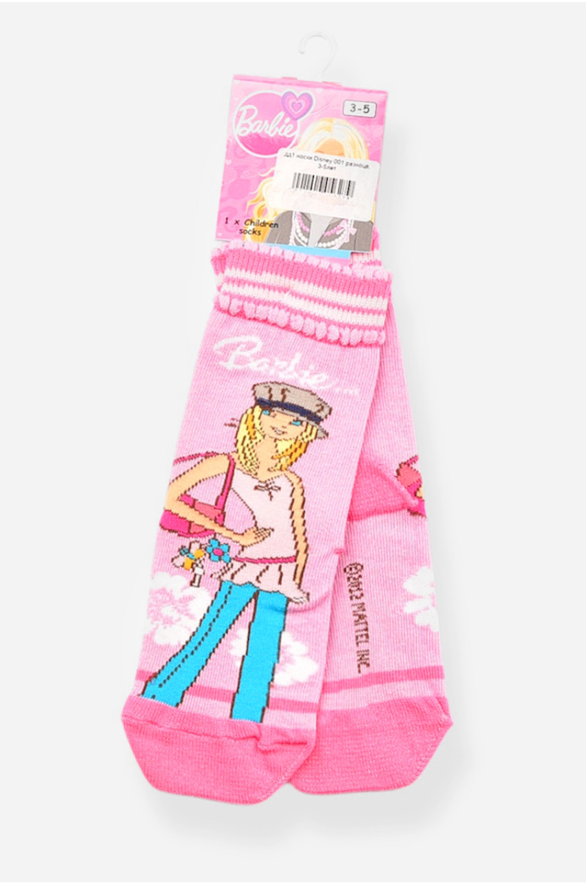 Шкарпетки дитячі демісезонні рожевого кольору 198450 Шкарпетки дитячі демісезонні рожевого кольору 198450