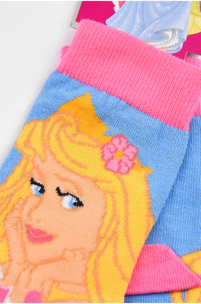 Шкарпетки дитячі демісезонні рожевого кольору 198452 Шкарпетки дитячі демісезонні рожевого кольору 198452