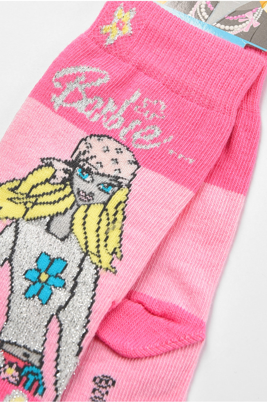 Шкарпетки дитячі демісезонні рожевого кольору 198463 Шкарпетки дитячі демісезонні рожевого кольору 198463