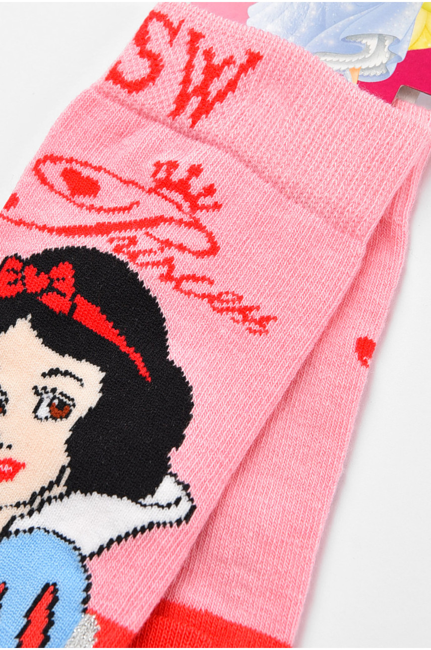 Шкарпетки дитячі демісезонні рожево-червоного кольору 198464 Шкарпетки дитячі демісезонні рожево-червоного кольору 198464