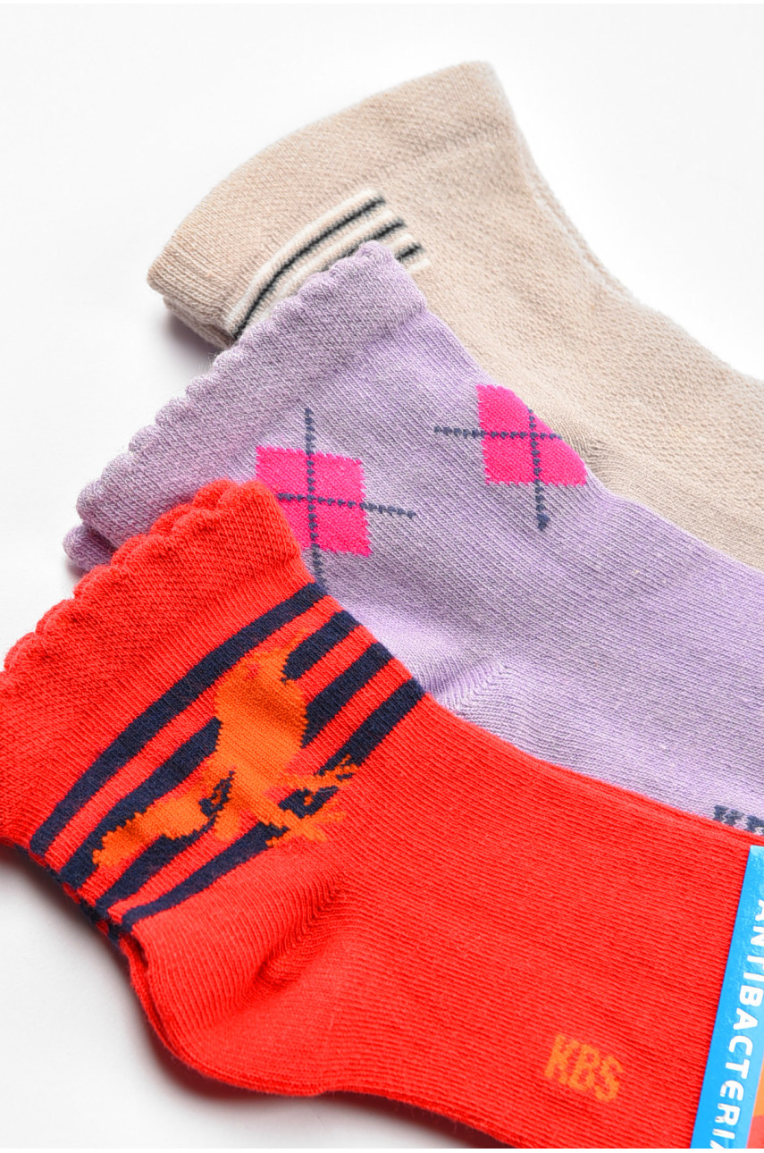 Набір шкарпеток дитячих демісезонних різного кольору 198474 Набір шкарпеток дитячих демісезонних різного кольору 198474