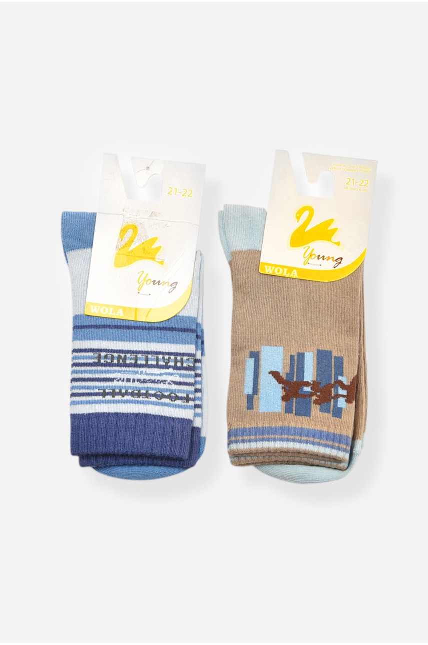 Набір шкарпеток дитячих демісезонних різного кольору 198475 Набір шкарпеток дитячих демісезонних різного кольору 198475