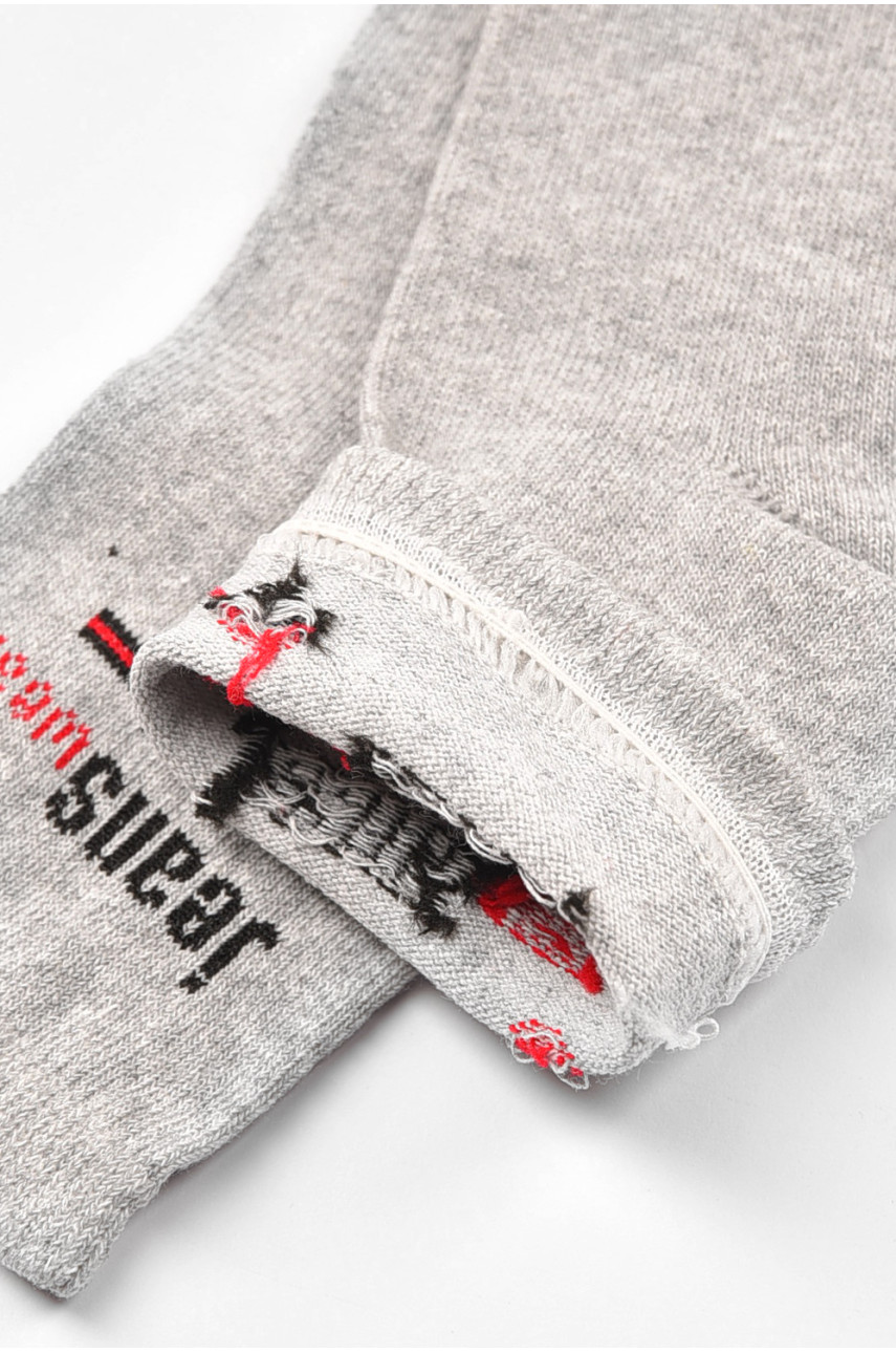 Носки детские демисезонные серого цвета 198516 Носки детские демисезонные серого цвета 198516