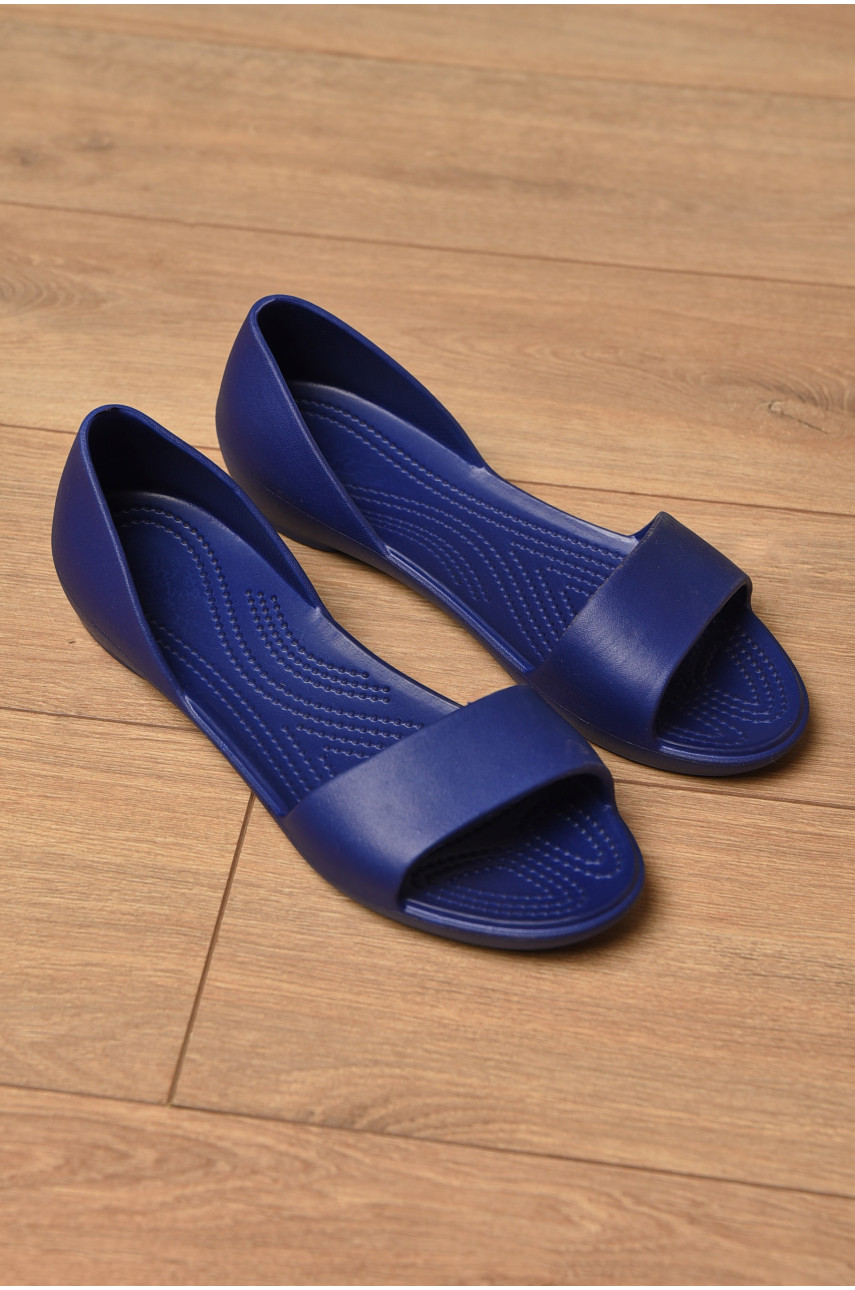 Босоніжки піна жіночі темно-синього кольору 198545