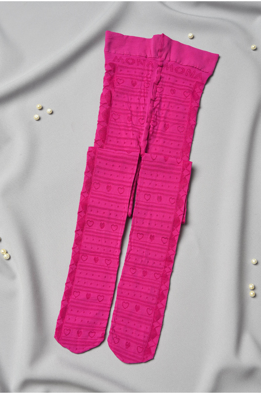 Колготы детские для девочки темно-сиреневого цвета асорті 198596