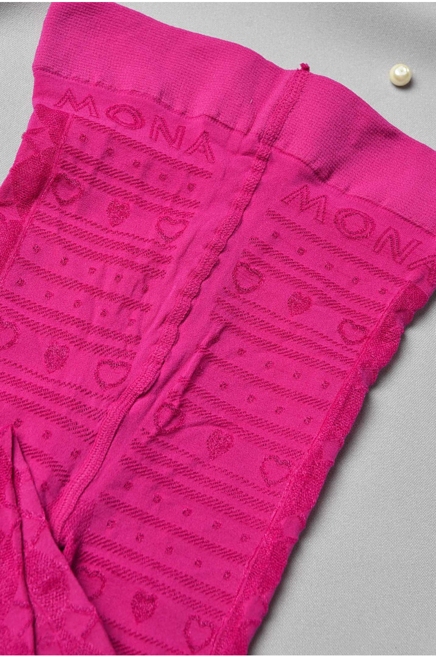 Колготы детские для девочки темно-сиреневого цвета асорті 198596