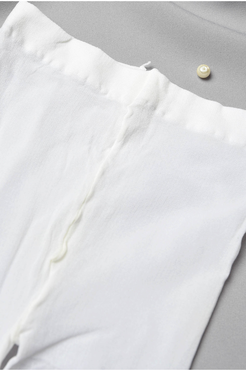 Колготы детские для девочки белого цвета асорті 198598 Колготы детские для девочки белого цвета асорті 198598