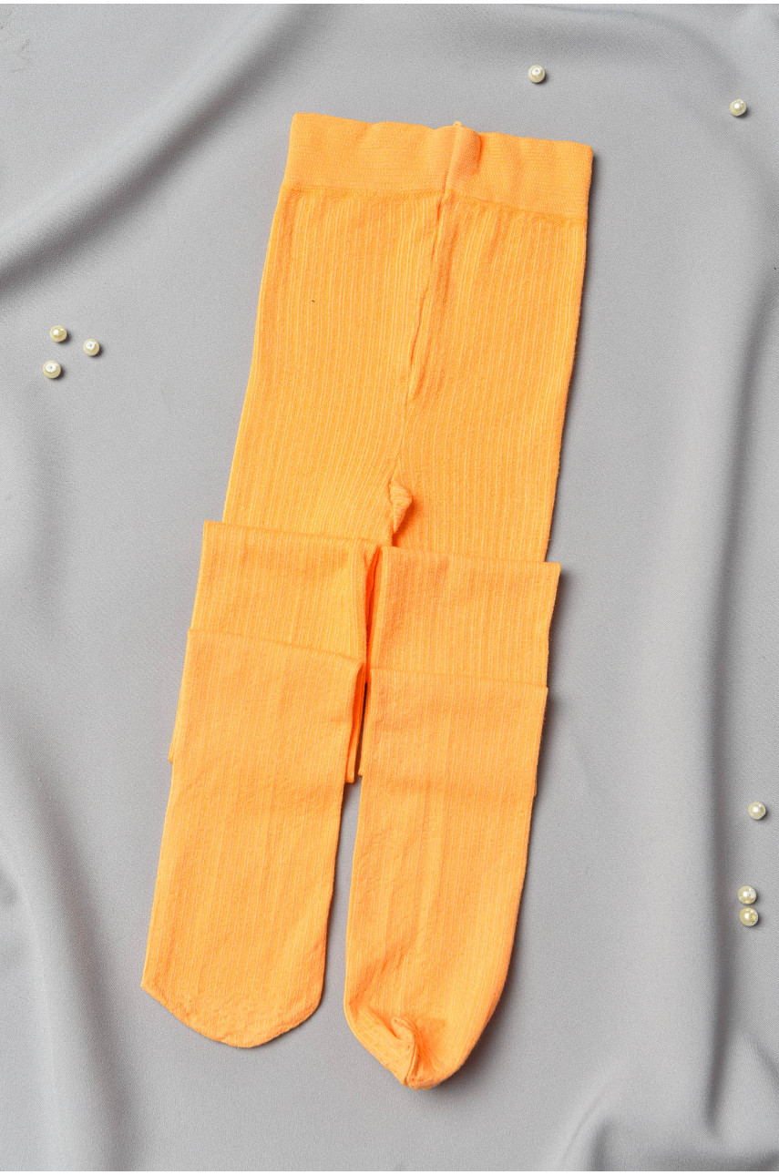 Колготы детские для девочки оранжевого цвета асорті 198614 Колготы детские для девочки оранжевого цвета асорті 198614