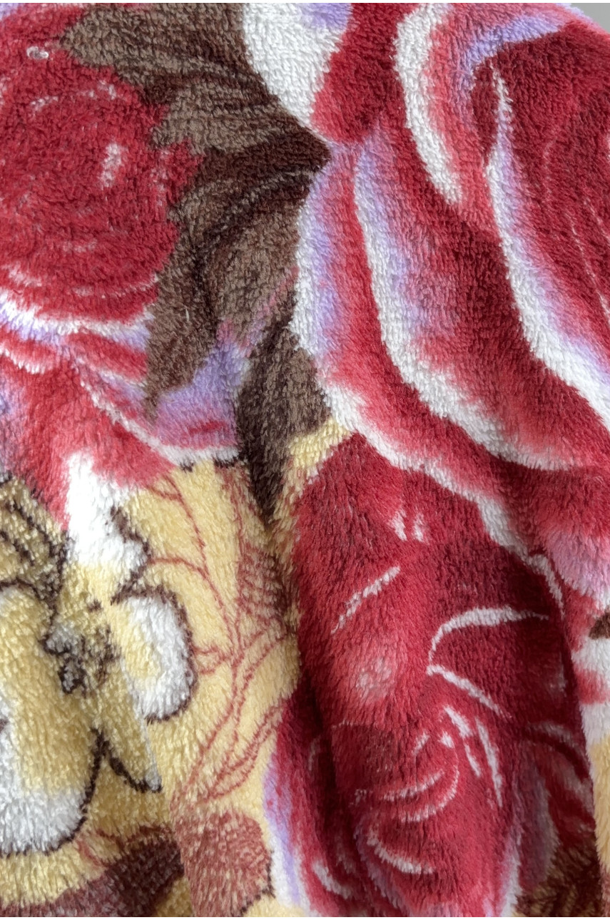 Плед желтого цвета с принтом размер 150*200 198636 Плед желтого цвета с принтом размер 150*200 198636