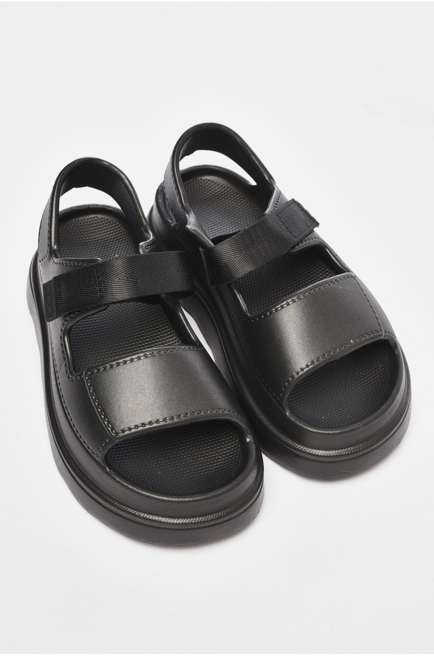 Сандали женские пена черного цвета 55 198637