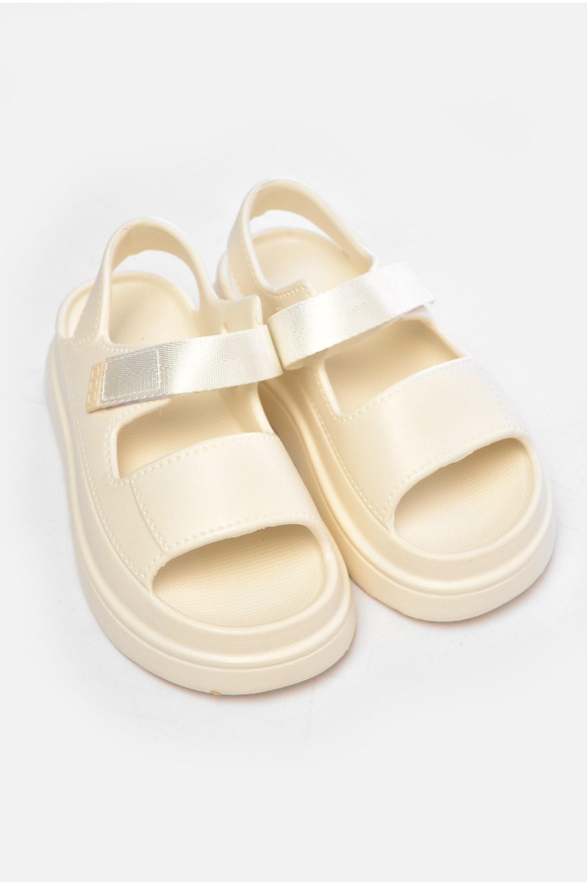 Сандали женские пена белого цвета 55 198651