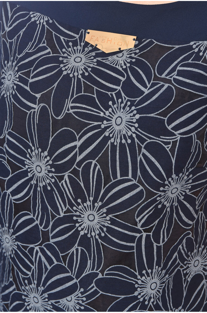 Сукня жіноча напівбатальна синього кольору 007 198665