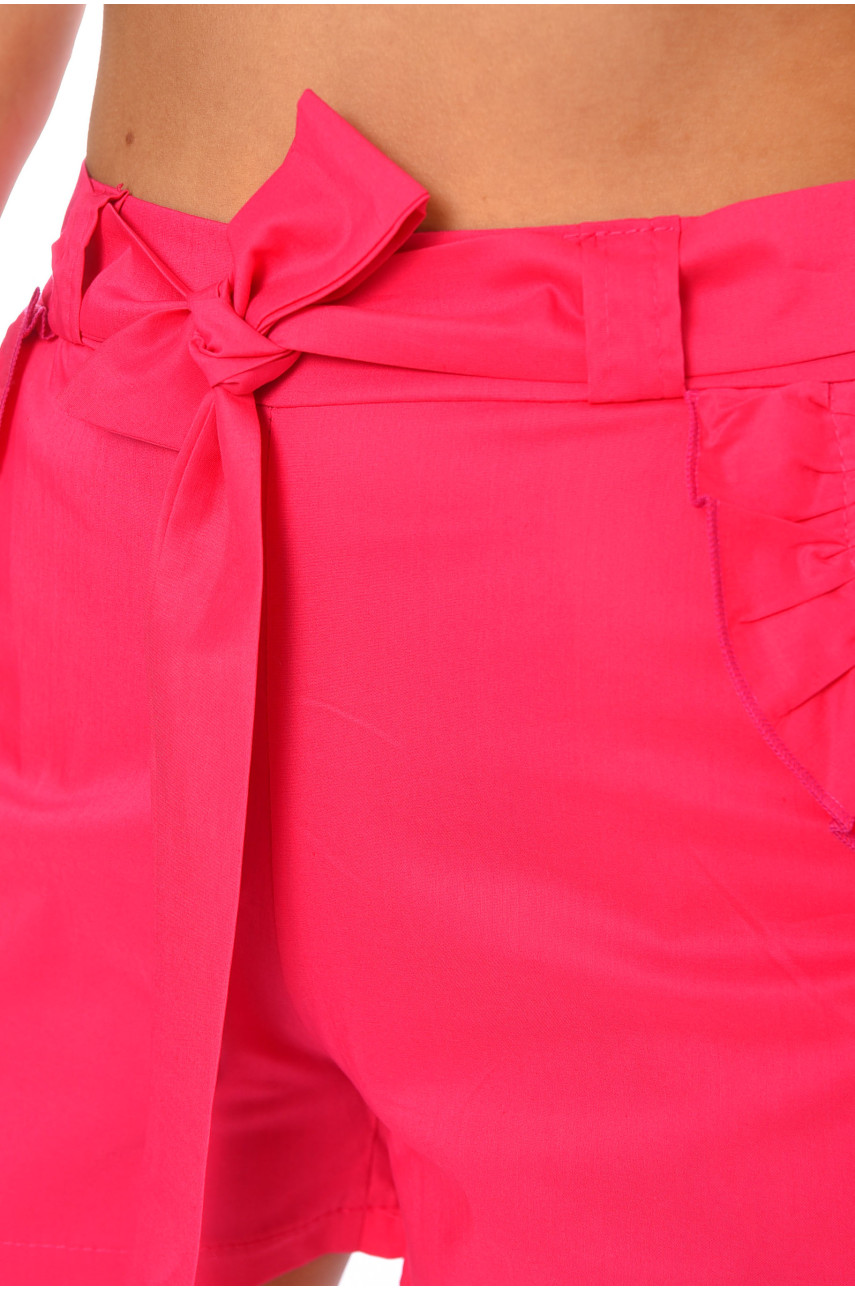 Шорти жіночі малинового кольору 1048 198697