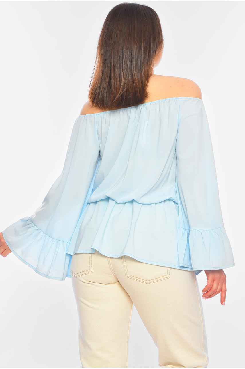 Блуза женская голубого цвета 3022 198699