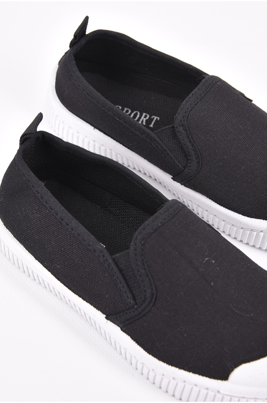 Мокасины детские черного цвета 2347 198748